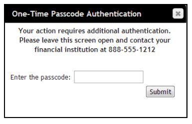 Online Banking Security Manager Instructions