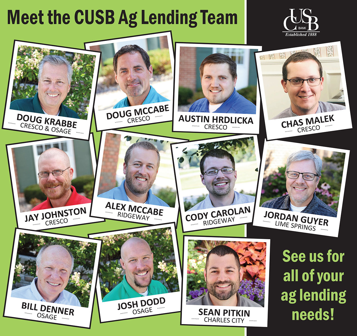 Meet our Ag Lenders
