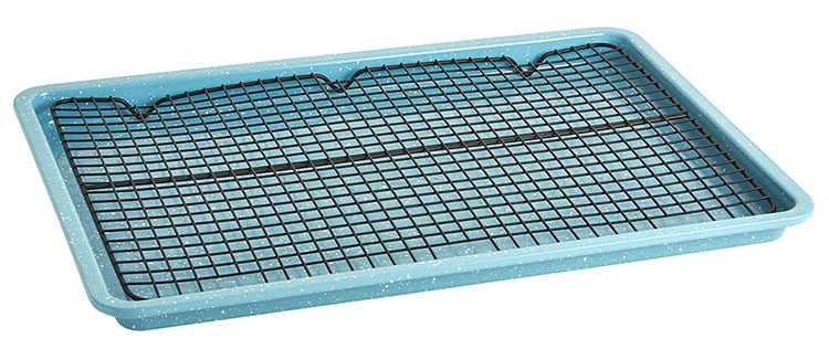 cookie sheet with rack