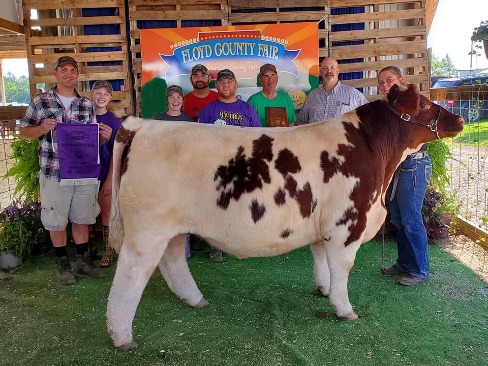 Zach Mitchell and siblings at Floyd County Fair